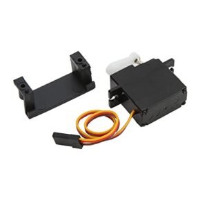 WLtoys 124016 124017 1/12 RC Car 2.2/3.0 RC Wheels Servo Components Black Metal Steering Gear