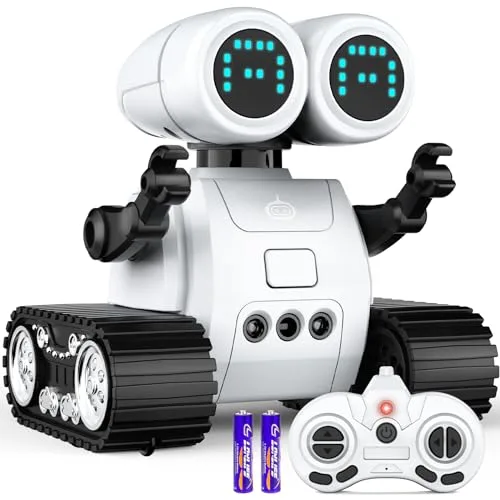 Hamourd Interactive Robot Toy for Kids Ages 3+ with Walkie Talkie Gesture Sensing and Programmable Moves Perfect for RC Hobbies and Toys Enthusiasts