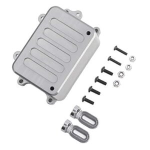 Mitsubishi Lancer Evolution RC Car Lightweight Metal Receiver Box Upgrade Parts for SCX10 1/10 RC Crawler