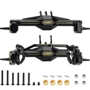 AIYIHOBBY Full Brass Front Rear Axle Portal Axle with Steering Link for 1/18 TRX4M RC Crawler Car Upgrade Accessories and RC Plane Schematics