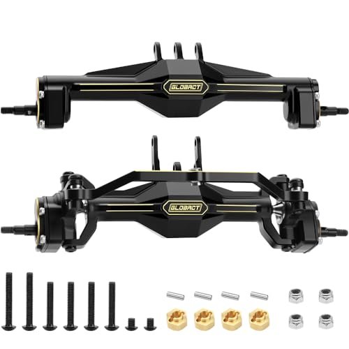 AIYIHOBBY Full Brass Front Rear Axle Portal Axle with Steering Link for 1/18 TRX4M RC Crawler Car Upgrade Accessories and RC Plane Schematics
