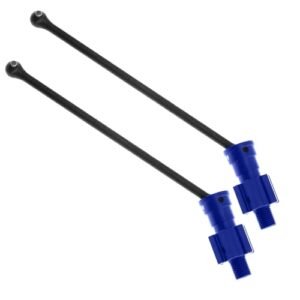 Heavy Duty Steel Driveshaft 10mm Extended Stub Axle Aluminum Upgrade Parts for Traxxas Xmaxx RC Monster Truck Dark Blue