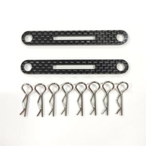 Carbon Fiber RC Car Shell Post Mount Strengthen Support RC Parts for Tamiya XV01 XV02 TT02 RC Car