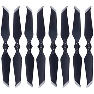 Tosiicop Mavic 2 Pro Zoom Propellers 8PCS Blades Propeller for DJI Mavic 2 Pro Mavic 2 Zoom Replacement Parts Drone Accessories Low Noise Quick Release Props Quiet 8743F Wings Mavic Series Silver