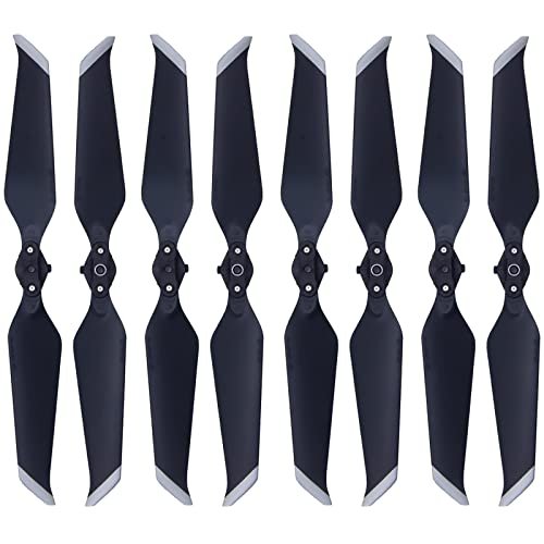Tosiicop Mavic 2 Pro Zoom Propellers 8PCS Blades Propeller for DJI Mavic 2 Pro Mavic 2 Zoom Replacement Parts Drone Accessories Low Noise Quick Release Props Quiet 8743F Wings Mavic Series Silver