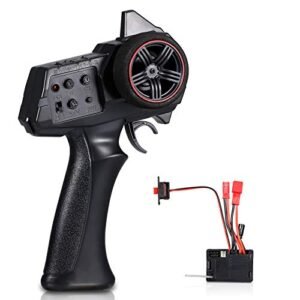 Mewmewcat AX7S 2.4G 3CH Transmitter with 2 in 1 Receiver ESC for F1 RC Boat and Car Models