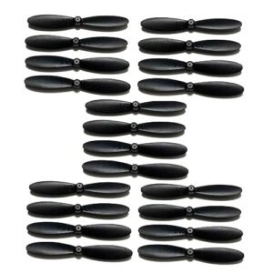 HePbak 20pcs Propellers Blades Protection Maple Leaf Spare Parts for 4D V9 Mini RC Drone Escorts en San Luis RC