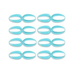 HePbak 4Pairs for Foxeer Donut 5145 5.1 Inch Propeller CW CCW Props PC Material for RC FPV Racing Drones Drone Parts (Color : Blue)