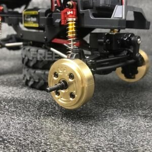 Oisunt 4P Brass Wheel Weights for Big RC Wheel Loader FMS 1/24 FCX24 Crawler Axle Balance Counterweight Accessories