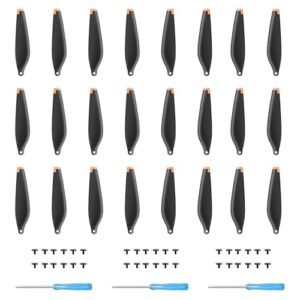Tosiicop Mini 3 Propellers Quiet RC Plane Replacement Parts for DJI Mini 3 Drone Accessories Low Noise Quick Release Props with Screwdrivers 24PCS