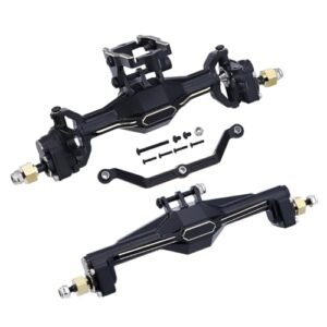 FACCNOY TRX4M Brass Black Coating Portal Axle Upgrade for RC Willey Clearance Reno NV 1/18 RC Crawler TRX4 M