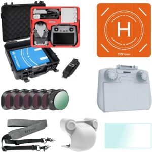 FPVtosky Mini 4 Pro Accessories Bundle 7 in 1 Kit with RC Helicopter Autorotation Landing Pad for DJI Mini 4 Pro