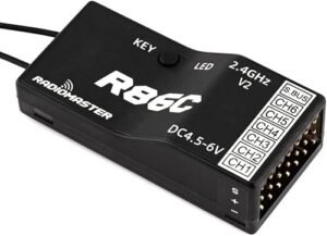 Xiangtat RadioMaster R86C 6CH 2.4GHz SBUS Nano Receiver for RC Jets Over Kentucky Compatible with FrSky D8 TX12 TX16S