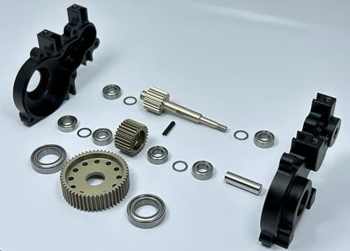 Dhawk RC10gt Transmission Case Conversion Kit Black Team Associated RC10gt RC Conversion Kit for Hot Wheels