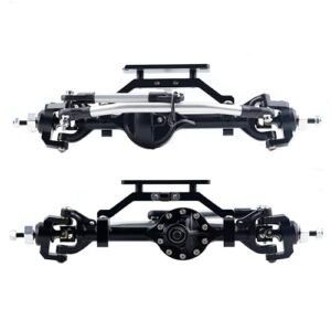 Unknown Brand RC Cola Thermometer Portal Axle Kit Front Rear Axle Housing CNC 7075 Aluminum Alloy for 1/10 D90 Gelande II TF2 D110 Yota II SCX10 RC Crawler Car Upgrade Parts