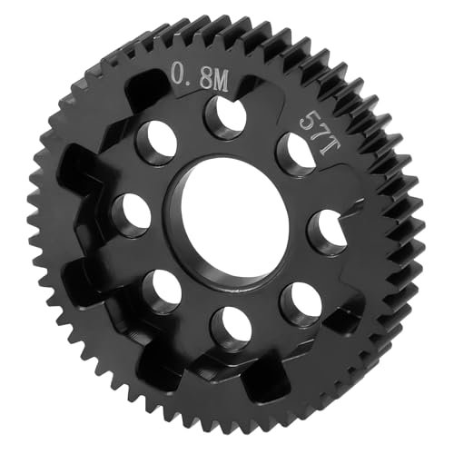 BRKRC 32P 0.8 Mod 57T Carbon Steel Spur Gear Upgrade for Carbon Butterfly RC Plane Arrma 1/10 4x4 Blx 3S 4S Models