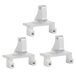 MEUS RACING TRX4 Servo Mount for Traxxas TRX4 Upgrades 1/10 RC Crawler Accessories Parts Silver Perfect for RC Boat Racing Events