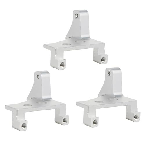 MEUS RACING TRX4 Servo Mount for Traxxas TRX4 Upgrades 1/10 RC Crawler Accessories Parts Silver Perfect for RC Boat Racing Events