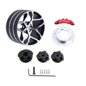 JOYSOG Metal Transmitter Hand Wheel CPE RC Parts for Flysky Noble NB4 X6 X4 MT44 4PX 7PX RC4GS RC6GS W Fly X9 RC Transmitter Black