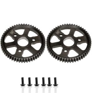 2pcs Hardened Steel 54T Spur Main Gear Upgrade for Traxxas Jato RC Plane 1/10 Slash Stampede Rustler 4x4 Models 6804 6807 6808 6708