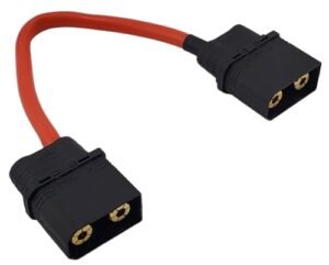 NHX RC QS8 ESC Series Harness 8 AWG with Male QS8 Connectors for RC Trophy Truck 1 8