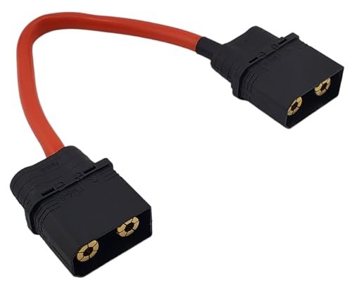 NHX RC QS8 ESC Series Harness 8 AWG with Male QS8 Connectors for RC Trophy Truck 1 8