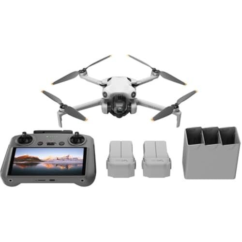 DJI Mini 4 Pro Fly More Combo Lightweight RC Airplane with DJI RC 2 GL Foldable Camera Drone Under 249g