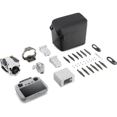 DJI Mini 4 Pro Fly More Combo Plus with DJI RC2 Lightweight Drone 4K60fps Video 48MP Photos 34min nitro rc helicopter flight time