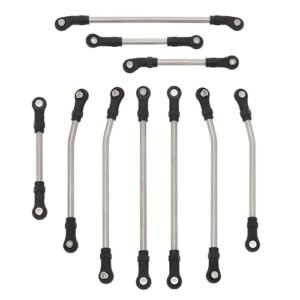 MEUS RACING TRX4 Links Set 324mm Wheelbase for Traxxas TRX4 1/10 RC Crawler Upgrades Parts Including RC Racing Wing Compatibility