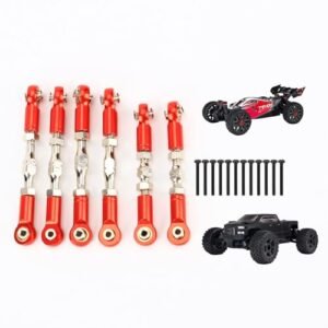 RCAWD Bold Turnbuckles Tie Rods Set for ARRMA Big Rock RC Truck Typhon V3 3S Mega 550 Linkages Upgrades