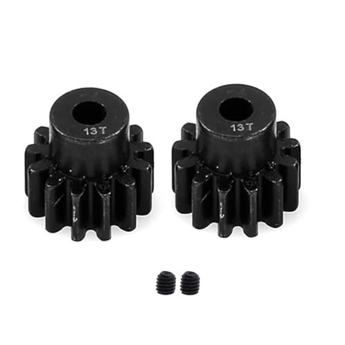 2pcs Traxxas 3943X Hardened Steel 13 Tooth Pinion Gear 32 Pitch RC Car Hop Ups Upgrade Parts for Slash Rustler Stampede Raptor 4x4 VXL TRX4 TRX6