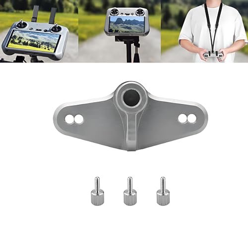 ZWLLKJGS RC2 Bike Mount Adapter for DJI Mini 3 Pro Mini 4 Pro Mini 3 Neo Controller with 1/4 RC Truck Screw Port Tripod Mount Neck Lanyard Adapter Bike Base Accessory