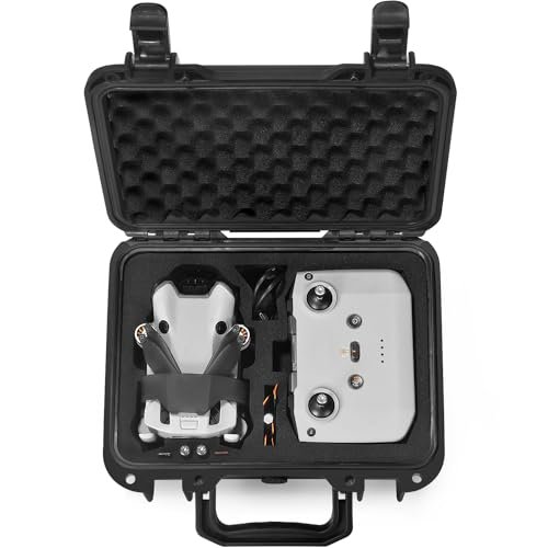 Lekufee Long Travel RC Shocks Hard Case for DJI Mini 4 Pro 3 Pro 3 Drone and Accessories