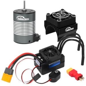 Hobby Fans S3650 3900KV Brushless Motor with 60A ESC Combo Set The Best Beginner Hobby RC Car Upgrade