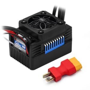 Hobby Fans Upgraded 60A Brushless ESC Waterproof Electronic Speed Controller for Hobby Engine RC Mining Truck