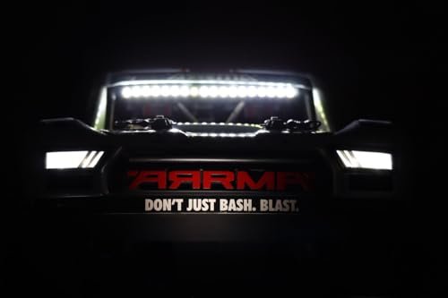 Lexus RC Tail Lights LED Plug and Play Light Bar Windshield Kit for Arrma Mojave 4s