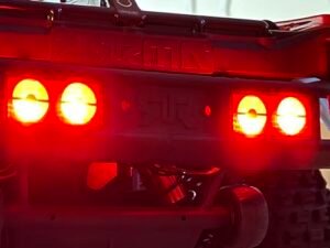 Arrma Mojave 4s Scale RC Course Taillights Rear Red LED Lights Plug and Play Kit