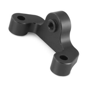 CNszlan Aluminum 7075 Steering Fixed Resistance for LOSI Pro Moto RC Motorcycle Black