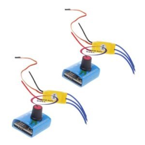 2PCS 30A Brushless Motor Speed Controller ESC Servo Tester for RC Helicopter Electric vs Nitro Performance