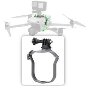 CAPART RC Light Bar Mount Expansion Bracket for DJI Air 3 Drone Compatible with Action Cameras and Insta360 Series