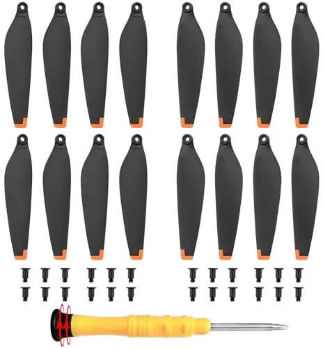 16 Pcs DJI Mini 3 Propellers Low Noise Quick Release Blades RC Wings and Wheels Compatible Accessories