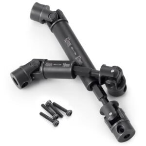 RCHUBAM Steel Center Drive Shaft 2Pcs CVD Driveshaft Compatible with Supercharged RC Engine 1/18 TRX4M K10 Crawler Upgrades
