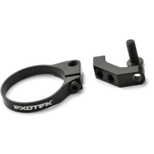 Exotek 24mm Mini Fan Mount Clamp On 7075 for Morris Mini Motors RC Black EXO2161BLK