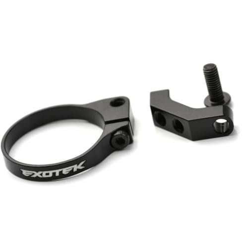 Exotek 24mm Mini Fan Mount Clamp On 7075 for Morris Mini Motors RC Black EXO2161BLK
