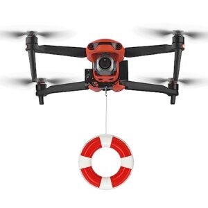 BRDRC Payload Airdrop System for Autel EVO II Drone Lightweight Airdrop Device with Landing Gear for EVO 2 Pro Transport Release Fishing Bait Wedding Birthday Gift Ring Search Thrower Kit