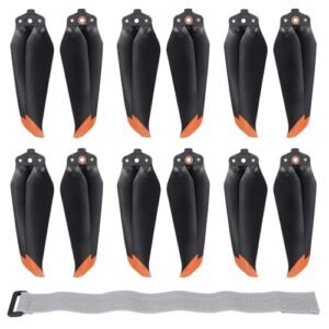 West Wings RC CQT 12Pcs Air 2 S 2s Propellers Blades with Propeller Holder Strap for DJI Air 2s Mavic Air 2 Drone Accessories