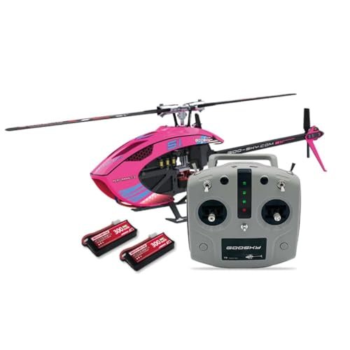 Goosky Legend S1 3D Print RC Helicopter with Dual Brushless Motor and T8 Transmitter for Adults and Beginners