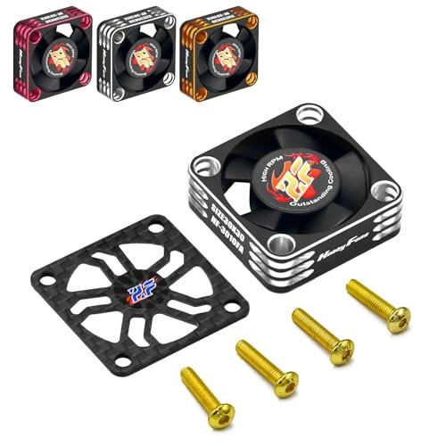 Hobby Fans 30mm RC Motor Cover Brushless Cooling Fan 28000RPM for RC Car 1/8 1/10 540 550 F540 3650 3660 Motor Silver