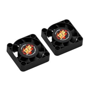 Hobby Fans 2PCS 40mm Fastest Brushless RC Motor 1/8 Cooling Fan 28000RPM for RC Car 540 550 F540 3650 3660 Motor