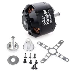 KingVal Replacement 6354 250KV Brushless Motor with Mounting Screw Kit Perfect for RC Glider Plans Free Enthusiasts